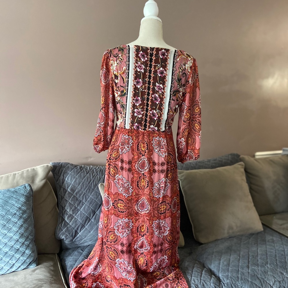 BNWT, Cheztu brand, flowy maxi dress, size 6 - Picture 5 of 10
